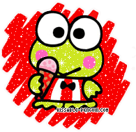 glittery keroppi